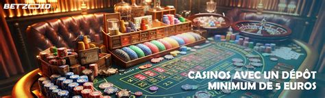 bonus de casino en ligne avec dépôt de 5 euros